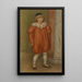 Claude Renoir w kostiumie klauna - Pierre-Auguste Renoir — oprawiony obraz na ścianie