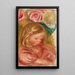 Coco dans les roses - Pierre-Auguste Renoir — oprawiony obraz na ścianie