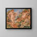 Kompozycja pięciu kąpiących się - Pierre-Auguste Renoir — oprawiony obraz na ścianie