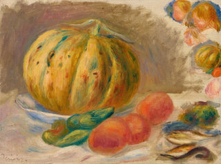 Kompozycja z melonami i pomidorami - Pierre-Auguste Renoir — widok dzieła
