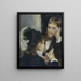 rozmowy - Pierre-Auguste Renoir — oprawiony obraz na ścianie