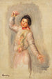 Tancerka z kastanietami - Pierre-Auguste Renoir — widok dzieła
