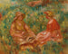 Dwie kobiety na trawie - Pierre-Auguste Renoir — widok dzieła