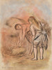 Dwie młode dziewczyny nad brzegiem morza - Pierre-Auguste Renoir — widok dzieła