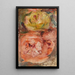 Dwa róże - Pierre-Auguste Renoir — oprawiony obraz na ścianie