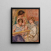 Embroiderers Les Brodeuses - Pierre-Auguste Renoir — oprawiony obraz na ścianie