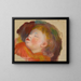 Dziecko śpiące - Pierre-Auguste Renoir — oprawiony obraz na ścianie