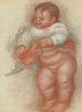 Dziecko nagie stojące - Pierre-Auguste Renoir — widok dzieła