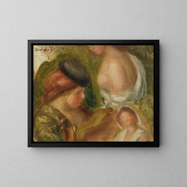 Studia kobiet - Pierre-Auguste Renoir — oprawiony obraz na ścianie