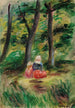 Kobieta i dziecko na tle krajobrazu - Pierre-Auguste Renoir — widok dzieła