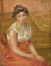 Kobieta siedząca - Pierre-Auguste Renoir — widok dzieła