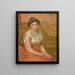 Kobieta siedząca - Pierre-Auguste Renoir — oprawiony obraz na ścianie