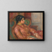 Kobieta na zielonym fotelu - Pierre-Auguste Renoir — oprawiony obraz na ścianie