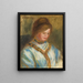 Kobieta w niebieskim gorsecie - Pierre-Auguste Renoir — oprawiony obraz na ścianie