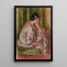 Kobieta w stroju orientalnym - Pierre-Auguste Renoir — oprawiony obraz na ścianie