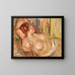 Nagiej kobiety śpiącej - Pierre-Auguste Renoir — oprawiony obraz na ścianie