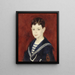 Fernanda Halphena jako chłopiec - Pierre-Auguste Renoir — oprawiony obraz na ścianie