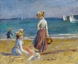 Figures sur la plage - Pierre-Auguste Renoir — widok dzieła