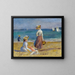 Figures sur la plage - Pierre-Auguste Renoir — oprawiony obraz na ścianie
