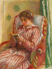 Gabrielle czytająca - Pierre-Auguste Renoir — widok dzieła