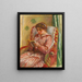 Gabrielle czytająca - Pierre-Auguste Renoir — oprawiony obraz na ścianie