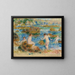 Chłopcy nagie na skałach, Guernsey - Pierre-Auguste Renoir — oprawiony obraz na ścianie