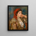 Dziewczyna w hiszpańskiej kurtce - Pierre-Auguste Renoir — oprawiony obraz na ścianie