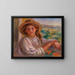 Młoda kobieta na balkonie, Cagnes - Pierre-Auguste Renoir — oprawiony obraz na ścianie