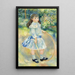 Dziewczyna z obręczą - Pierre-Auguste Renoir — oprawiony obraz na ścianie