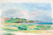 Zatoka, morze, zielone klify - Pierre-Auguste Renoir — widok dzieła