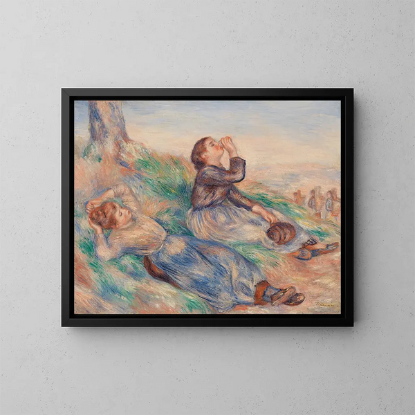 Zbieraczki winogron - Pierre-Auguste Renoir — oprawiony obraz na ścianie