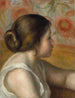 Tête de jeune fille - Pierre-Auguste Renoir — widok dzieła