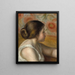 Tête de jeune fille - Pierre-Auguste Renoir — oprawiony obraz na ścianie