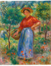 Młoda dziewczyna z koszykiem - Pierre-Auguste Renoir — widok dzieła