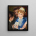 La Lecture du rôle - Pierre-Auguste Renoir — oprawiony obraz na ścianie