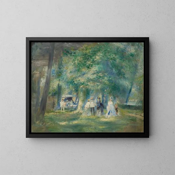 La fête de Saint-Cloud - Pierre-Auguste Renoir — oprawiony obraz na ścianie