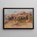 pejzaż La Gaude - Pierre-Auguste Renoir — oprawiony obraz na ścianie