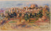 pejzaż La Gaude - Pierre-Auguste Renoir — widok dzieła