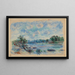 pejzażowy w Pont-Aven - Pierre-Auguste Renoir — oprawiony obraz na ścianie