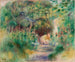 pejzaż z kobietą ogrodniczką - Pierre-Auguste Renoir — widok dzieła