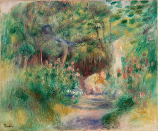 PierreAuguste Renoir - Landscape with Woman Gardening Paysage et femme jardinant.webp