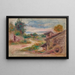 Le Chemin du village - Pierre-Auguste Renoir — oprawiony obraz na ścianie