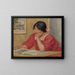 Lontine czytająca - Pierre-Auguste Renoir — oprawiony obraz na ścianie