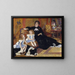 Madame Georges Charpentier, Marguerite-Louise Lemonnier i jej dzieci Georgette-Berthe i Paul-Émile-Charles - Pierre-Auguste Renoir — oprawiony obraz na ścianie