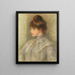 Madame Powers née Suzanne Noël - Pierre-Auguste Renoir — oprawiony obraz na ścianie