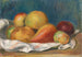 Martwa natura z jabłkami i gruszką - Pierre-Auguste Renoir — widok dzieła