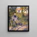Nini w ogrodzie Nini Lopez - Pierre-Auguste Renoir — oprawiony obraz na ścianie