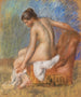 Nu na fotelu - Pierre-Auguste Renoir — widok dzieła