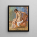Nu na fotelu - Pierre-Auguste Renoir — oprawiony obraz na ścianie