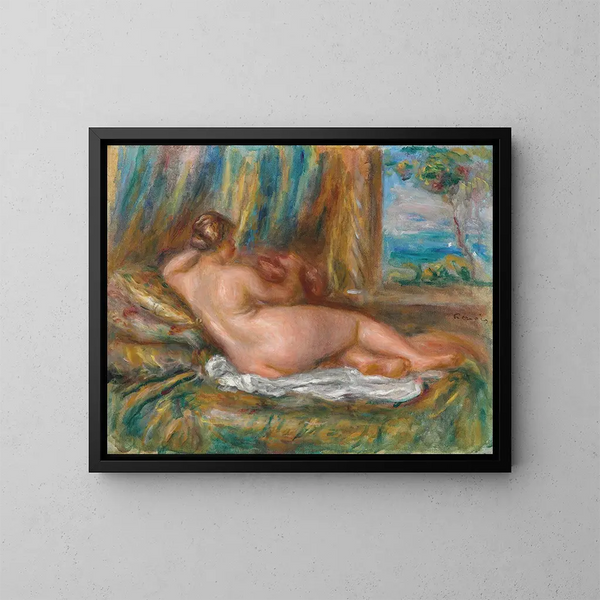 Odalisque couchée - Pierre-Auguste Renoir — oprawiony obraz na ścianie